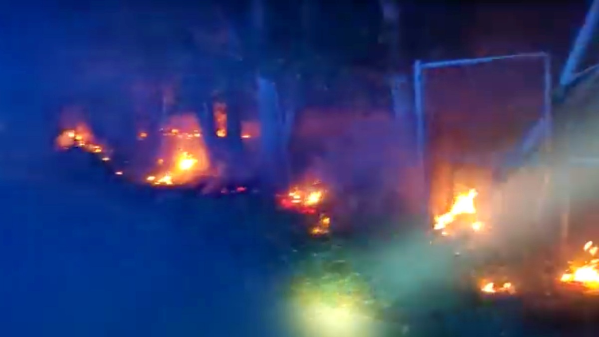 Incendio en Almansa (Albacete)