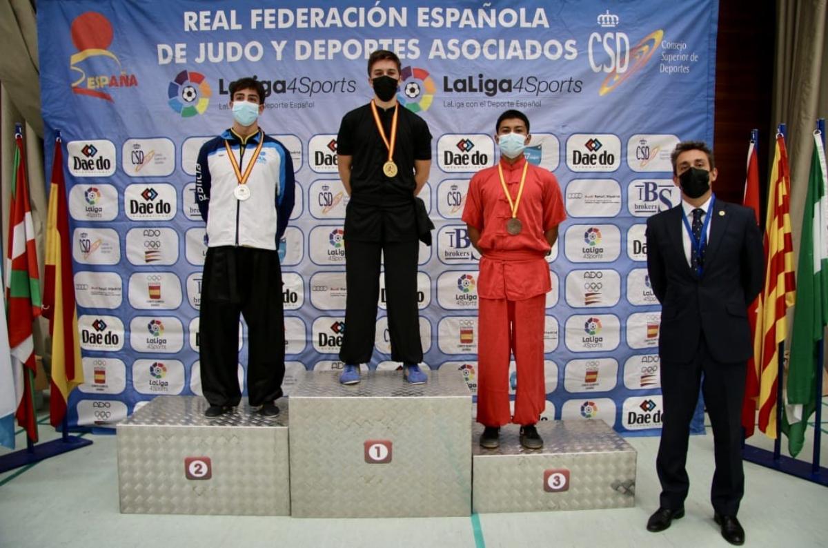 Manuel Collado, mejor deportista de wushu junior masculino