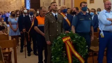Homenaje en Jorquera (Albacete) a las víctimas del coronavirus
