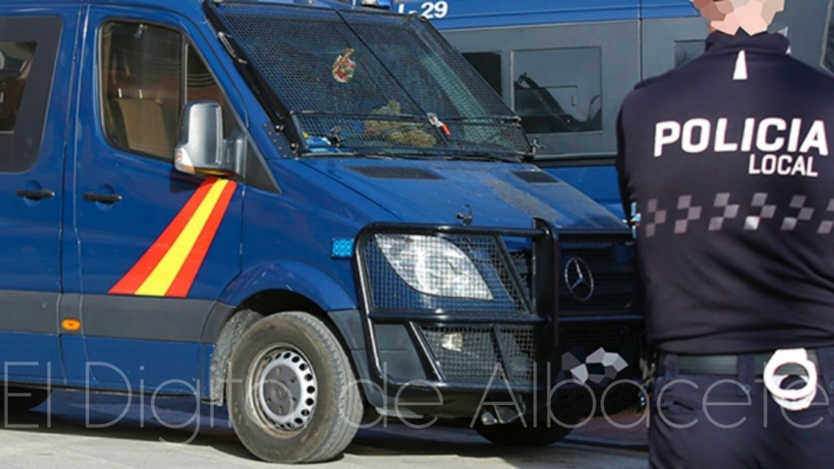 Policía Local de Albacete y Policía Nacional- Foto de archivo