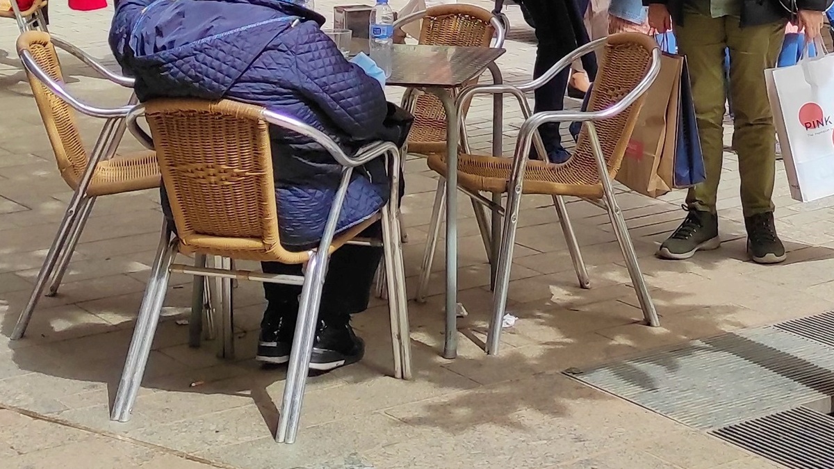 Terraza de un bar en Albacete - FOTO DE ARCHIVO