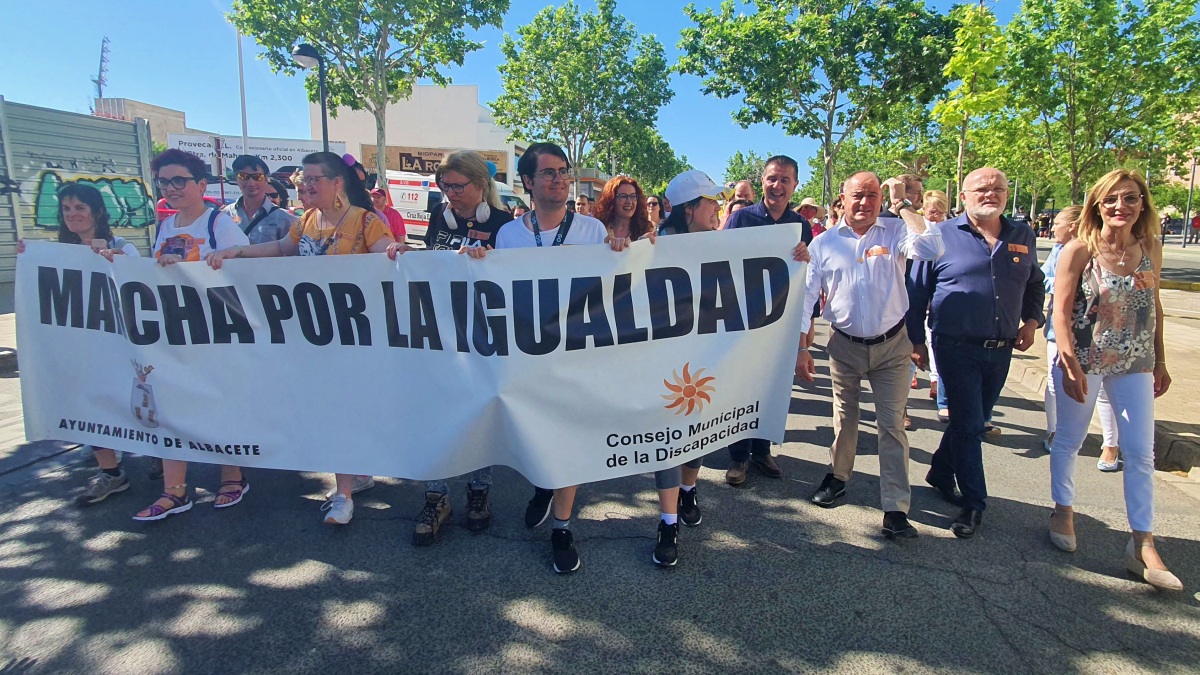 Marcha en Albacete por la Igualdad
