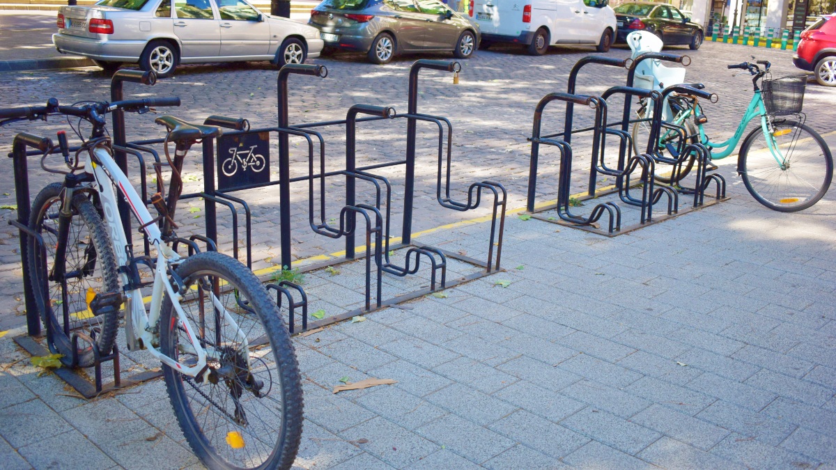 Aparcamiento para bicicletas en Albacete / Imagen de archivo