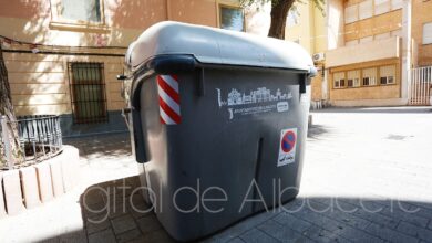 Contenedor de basura en Albacete / Imagen de archivo