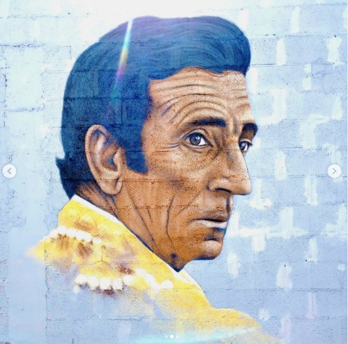 Mural de Dámaso González en Elche de la Sierra (Albacete)