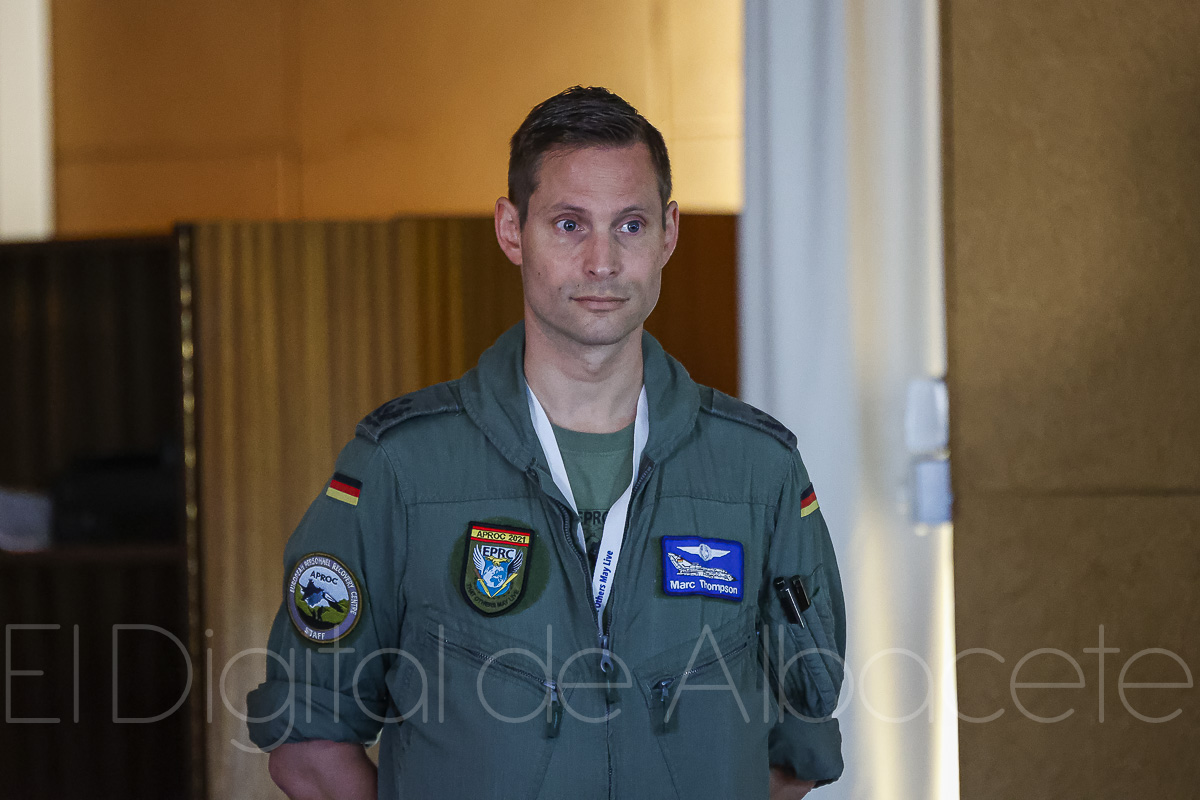 Teniente coronel y director del Curso APROC22, Marc Thomson / Fotos: Ángel Chacón