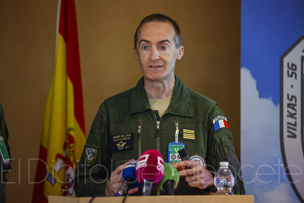 Coronel y jefe del Centro Europeo de Recuperación de Personal, Hervé Lahille / Fotos: Ángel Chacón