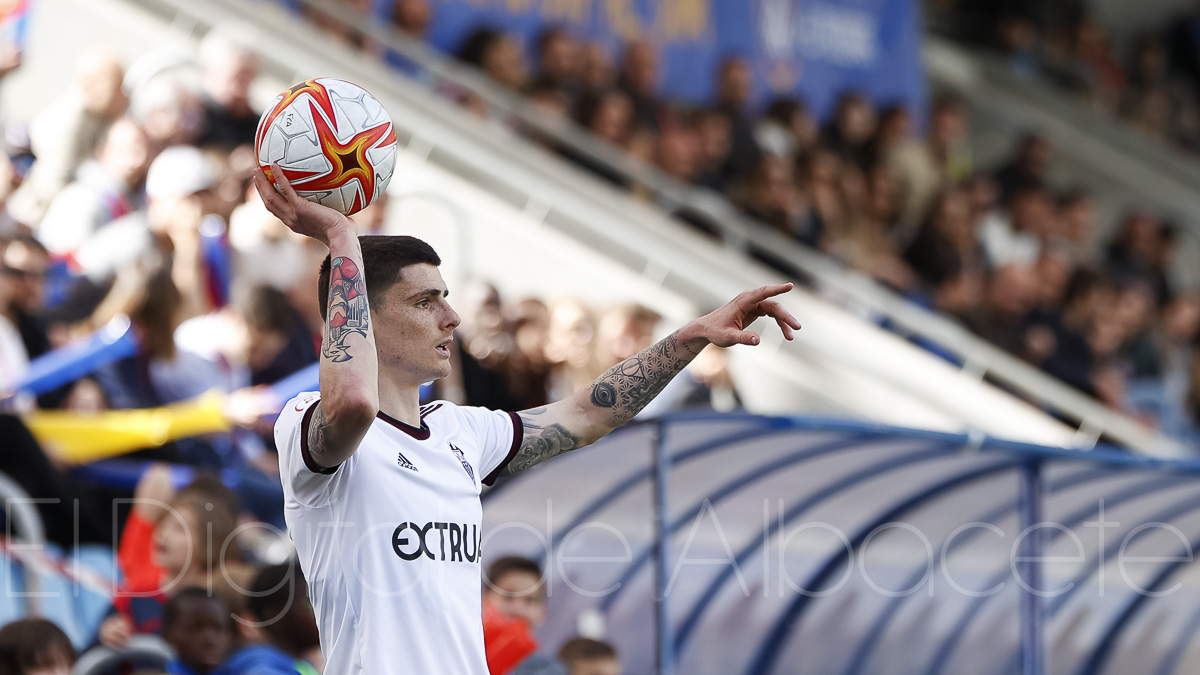 Eric Montes, jugador del Albacete Balompié
