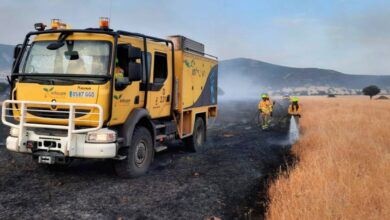 Incendio de rastrojos en Castilla-La Mancha / FOTO DE ARCHIVO