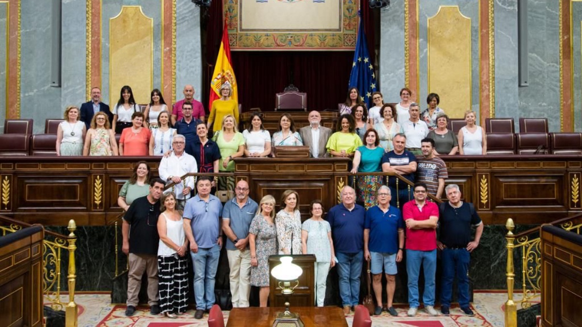 El Gobierno de Castilla-La Mancha acompaña a una delegación de la Asociación de Empresarias (MAEVI) en su visita al Congreso de los Diputados / JCCM