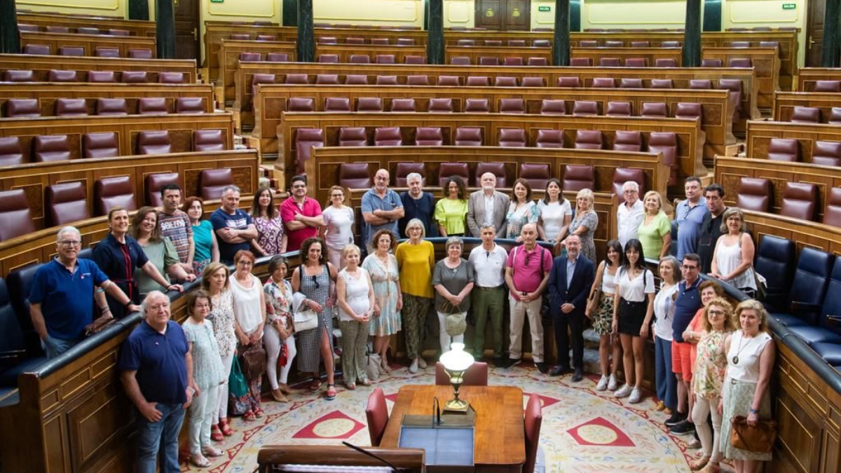 El Gobierno de Castilla-La Mancha acompaña a una delegación de la Asociación de Empresarias (MAEVI) en su visita al Congreso de los Diputados / JCCM