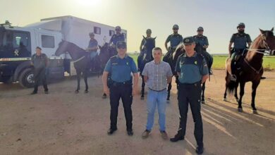 Escuadrón de caballería en Albacete