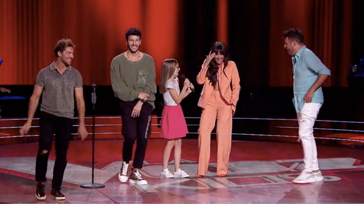 Esta niña de Albacete en su paso por 'La Voz' / Imagen: 'La Voz Kids'