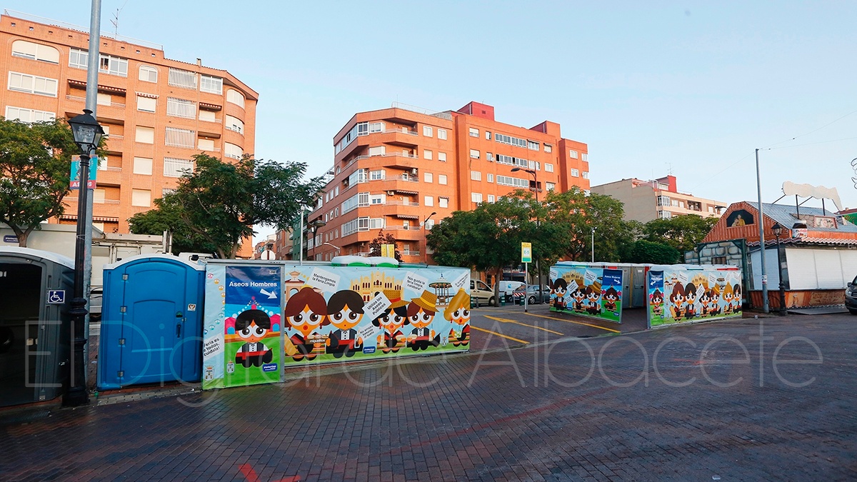 Limpieza Feria de Albacete / Imagen de archivo
