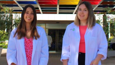Cristina Guillén Fernández y Soraya Gregorio Correoso, enfermeras de Albacete