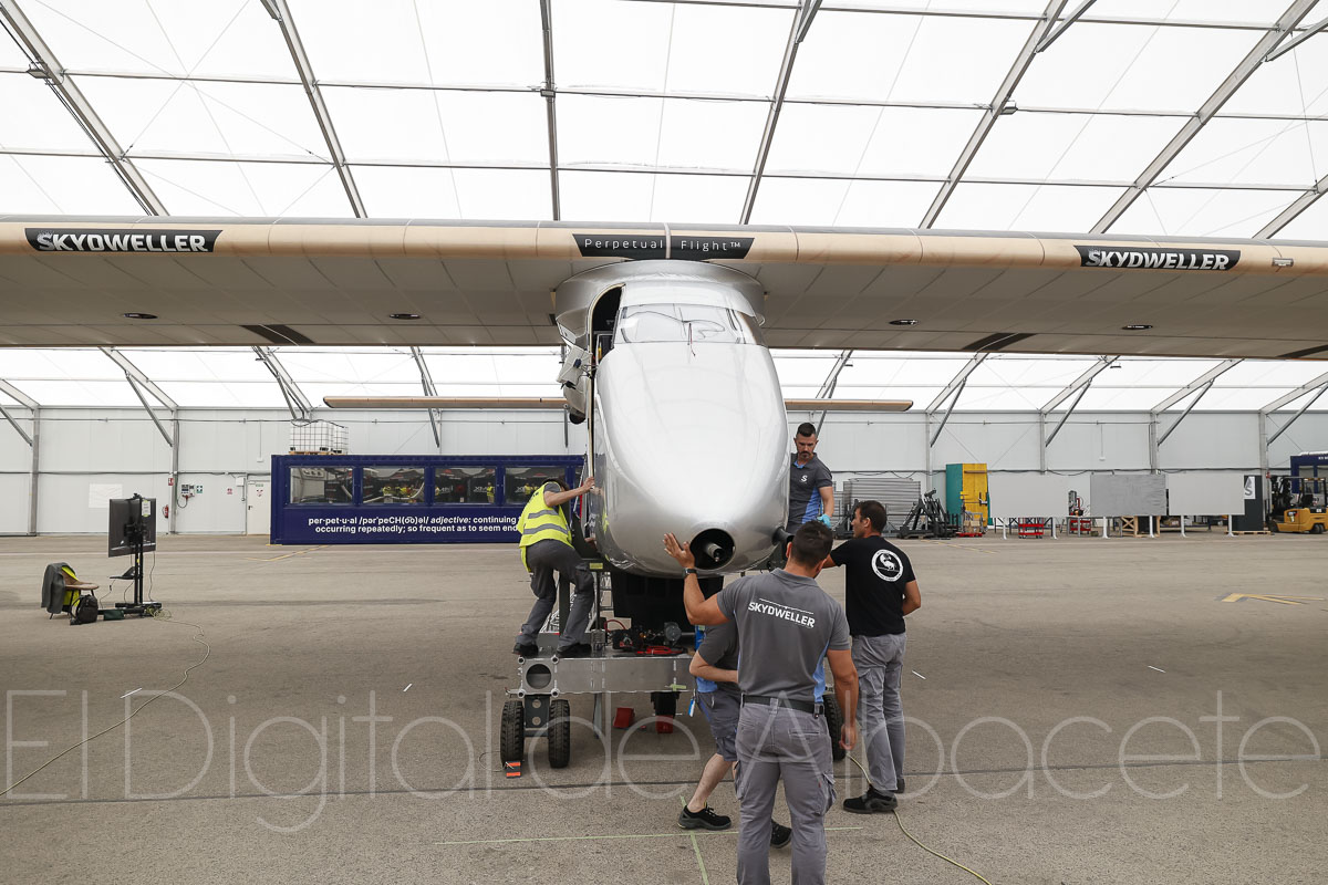Esta aeronave cuenta con instalaciones en Albacete / Foto: Ángel Chacón
