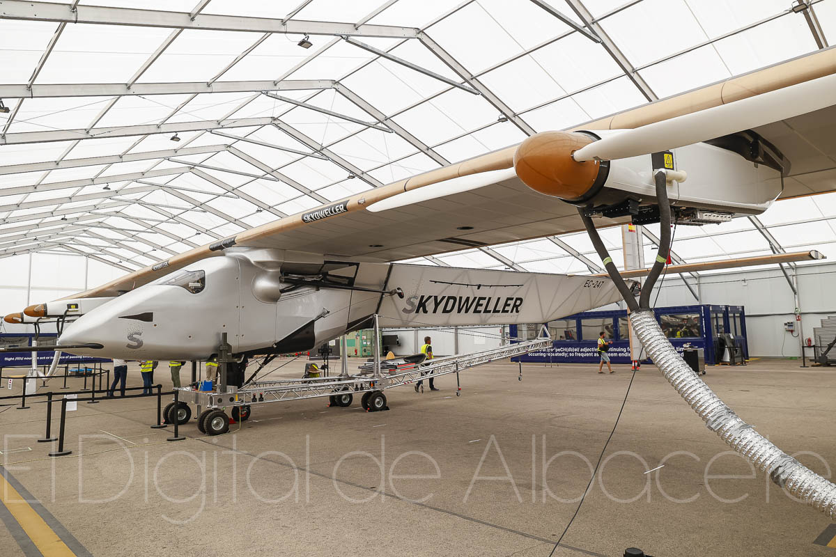 Este avión se está desarrollando en Albacete / Foto: Ángel Chacón