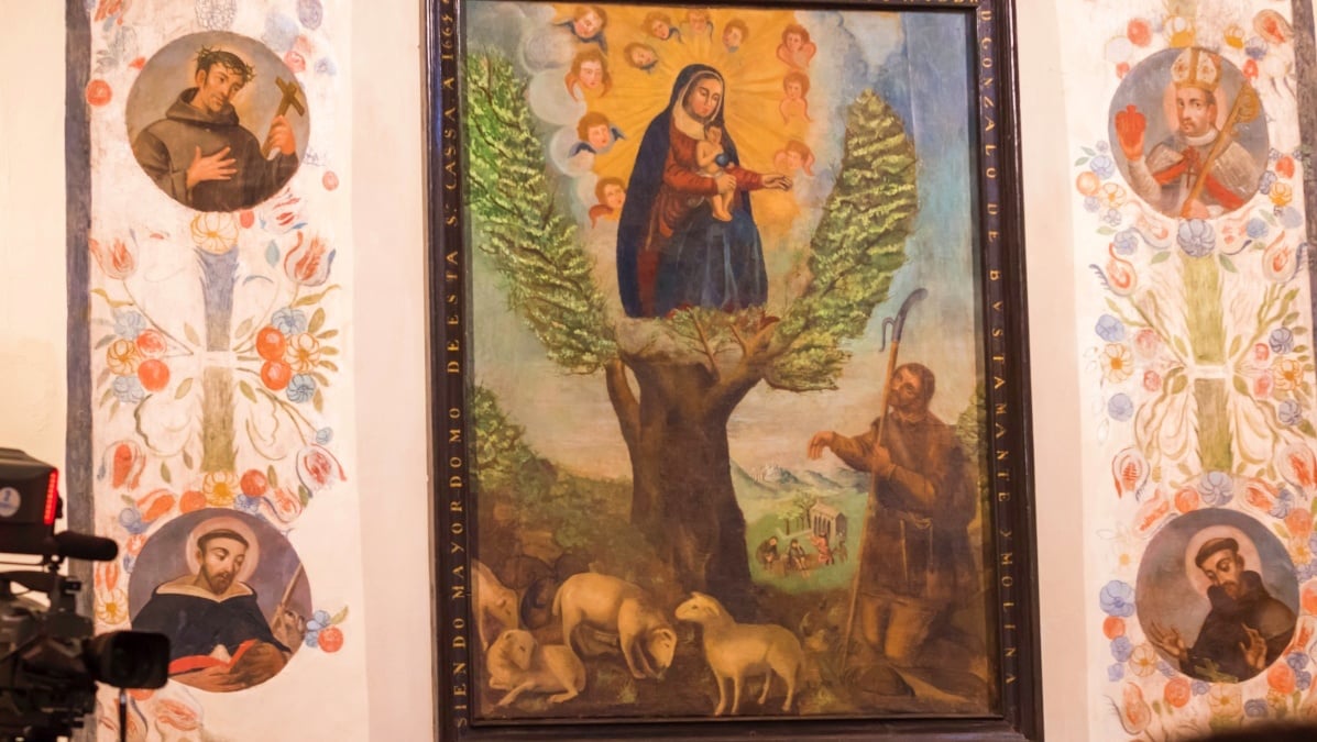 Representación de la aparición de la Virgen de Cortes / Imagen: Diócesis de Albacete