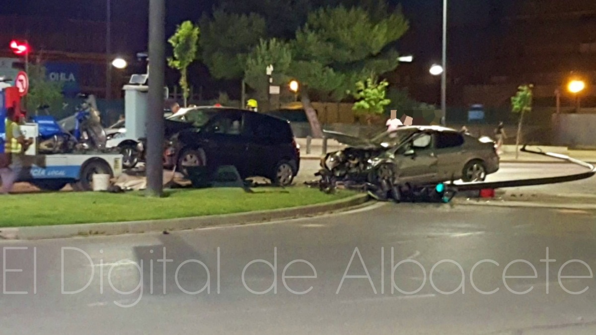 Aparatoso accidente en Albacete capital