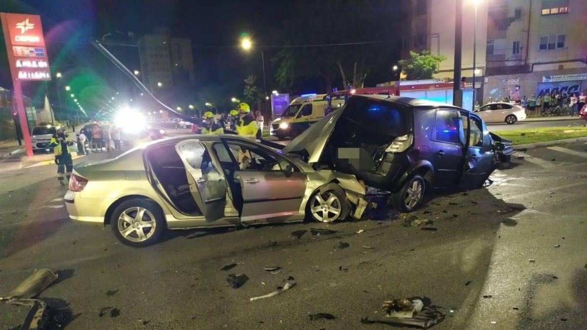 Tremendo accidente en Albacete