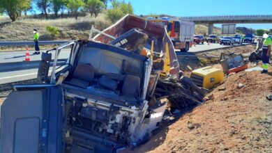 Un herido grave en Castilla-La Mancha tras este accidente