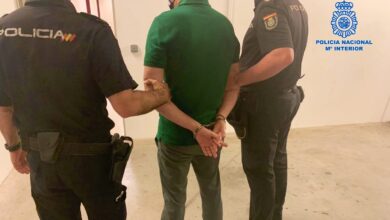 Detenido por la Policía Nacional - Albacete - Foto de archivo