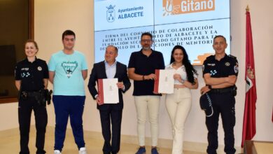 Foto de familia en el Ayuntamiento de Albacete