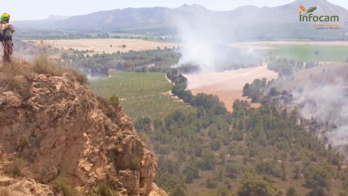 Incendio Agra / Foto: INFOCAM