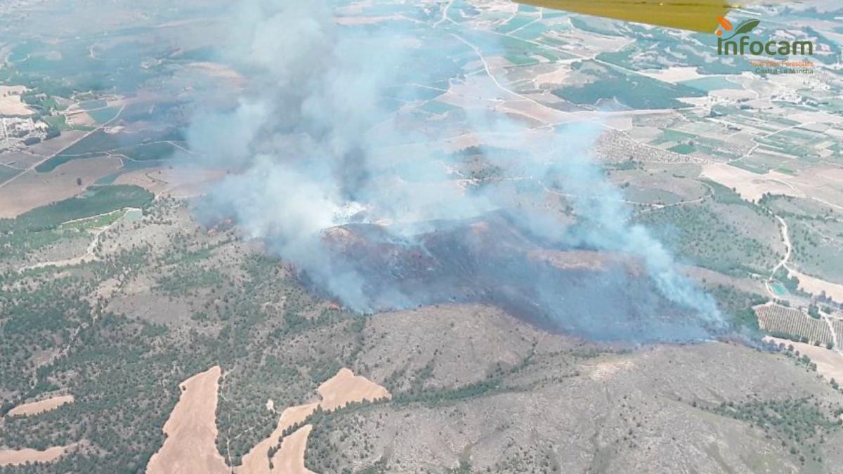 Incendio Agra / Foto: INFOCAM