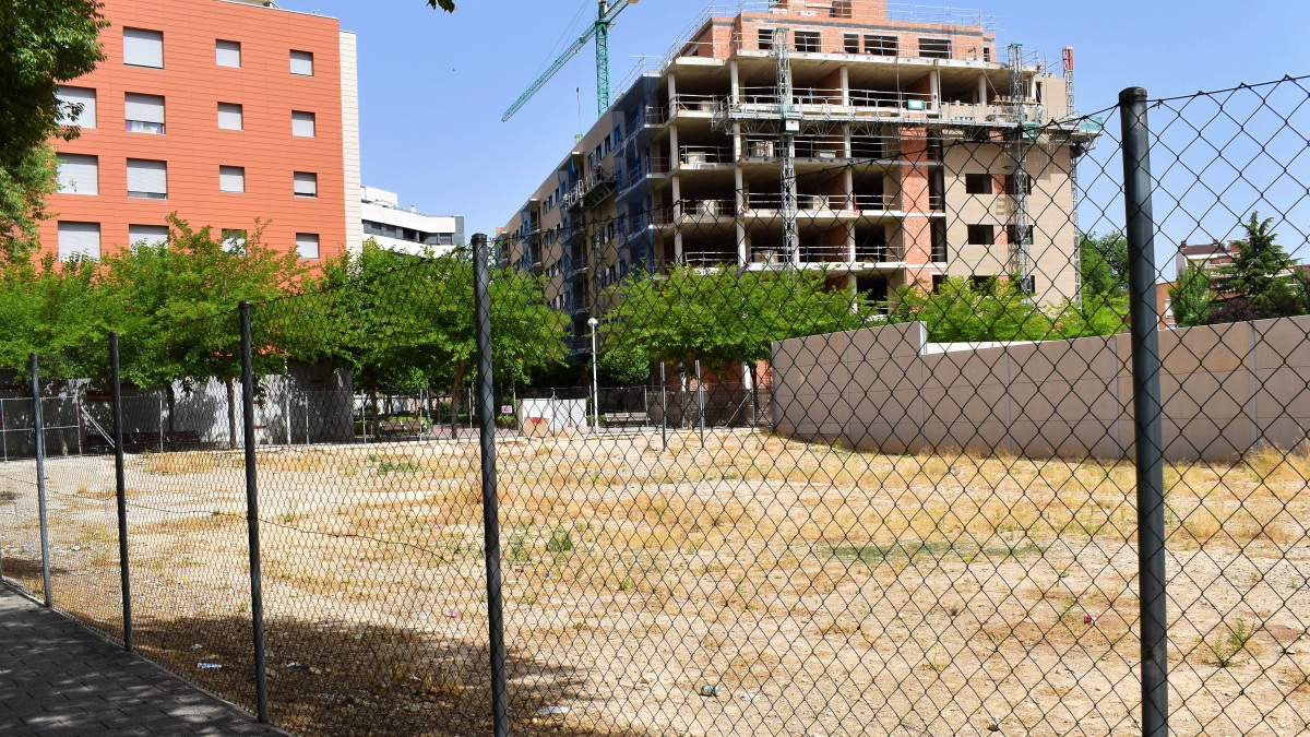 Solar en Albacete donde se construirán las viviendas