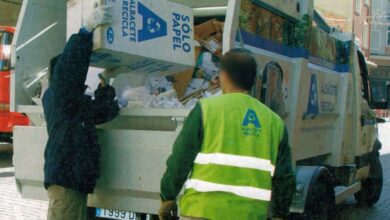 Reciclaje papel-cartón en Albacete / Imagen: Ayto. Albacete