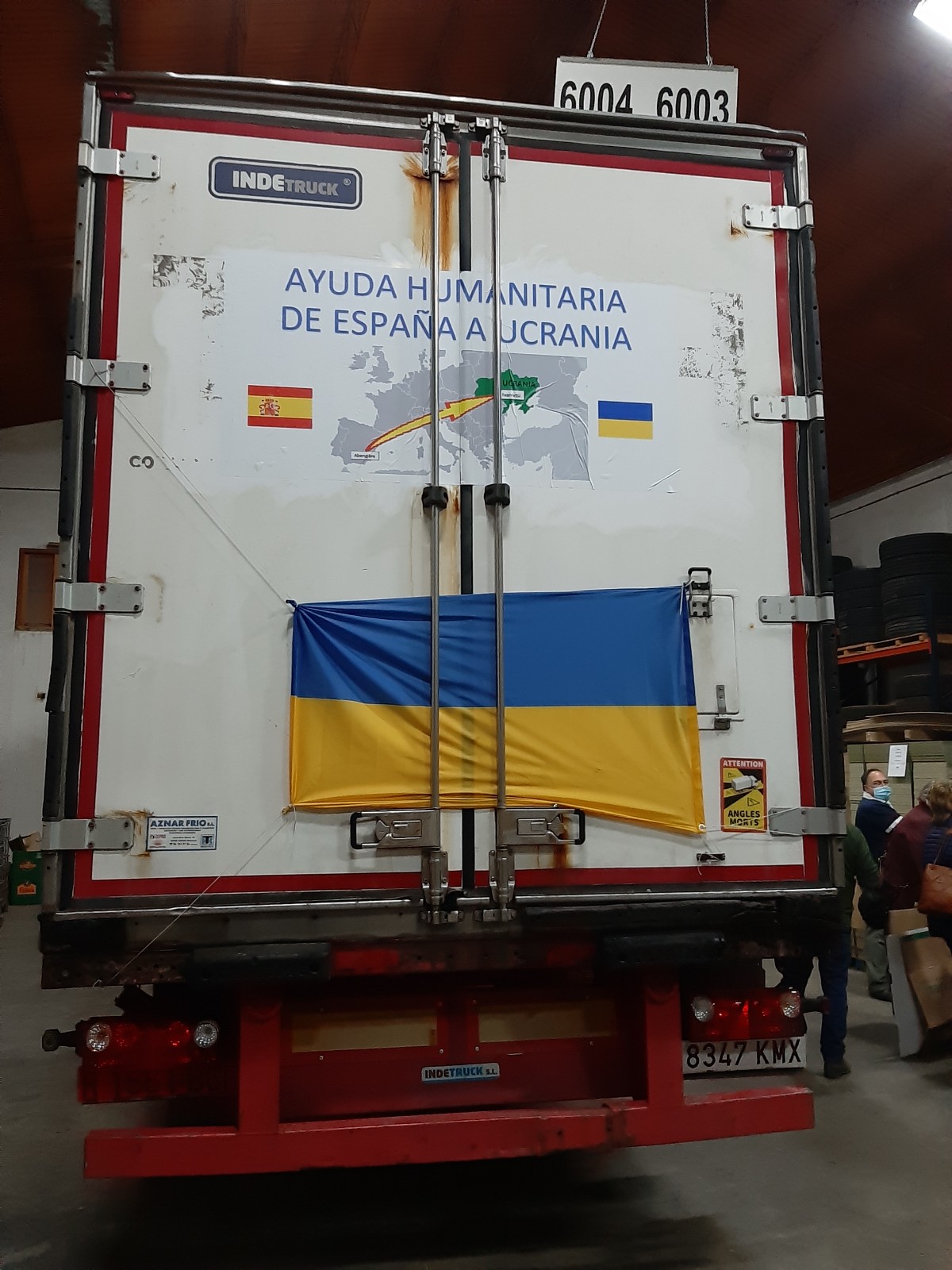 De Abengibre a Ucrania cargados de solidaridad