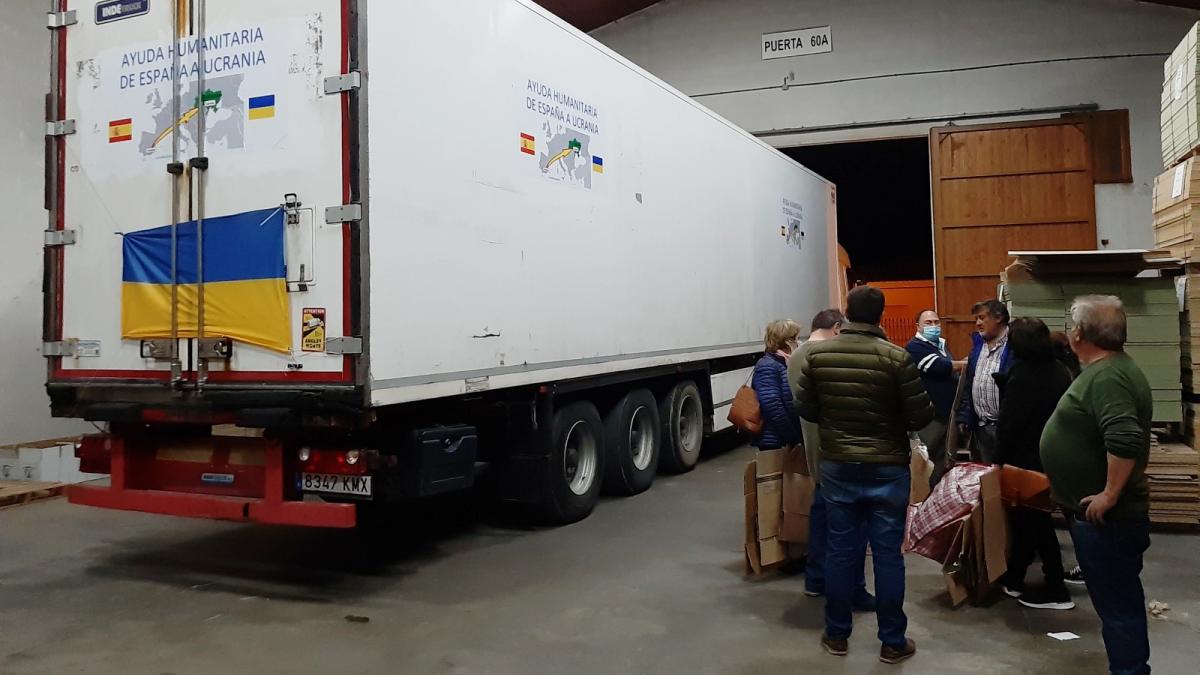 De Abengibre a Ucrania cargados de solidaridad