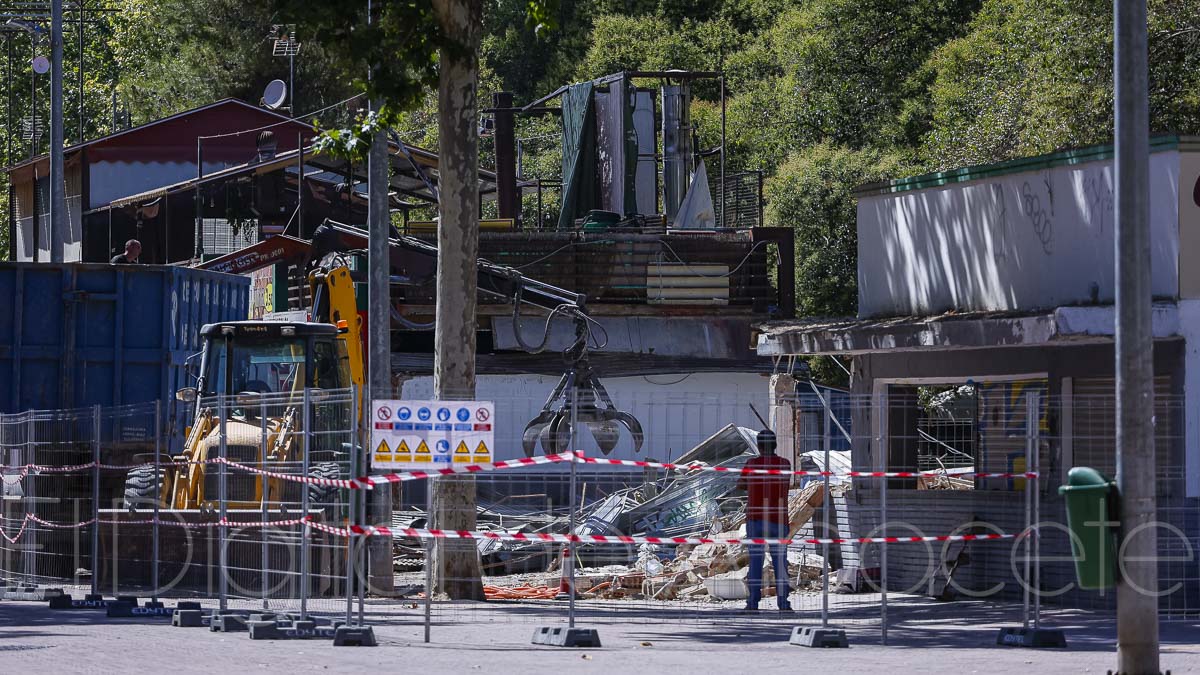 Demolición del edificio de la 'Chocolatería Luciano' en Albacete / Imagen de archivo