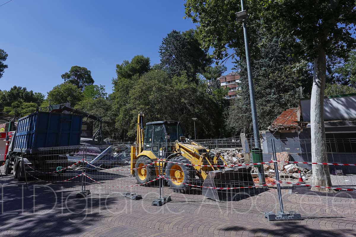 Demolición del edificio de la 'Chocolatería Luciano' en Albacete / Imagen de archivo