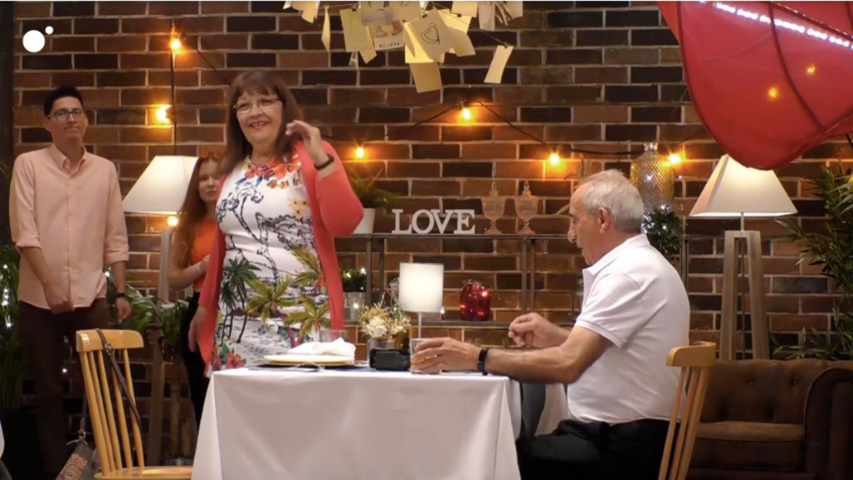 Un momento de la cita de estos vecinos de Castilla-la Mancha / Foto: First Dates