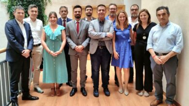 Foto de familia visita delegación del Ministerio de Justicia a la provincia de Albacete / Foto: Diputación Albacete