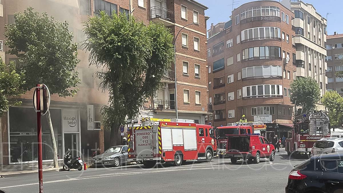 Incendio en Albacete