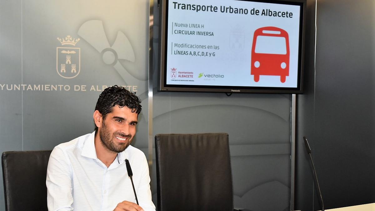 El concejal de Movilidad Urbana, José González / Foto: Ayto Albacete