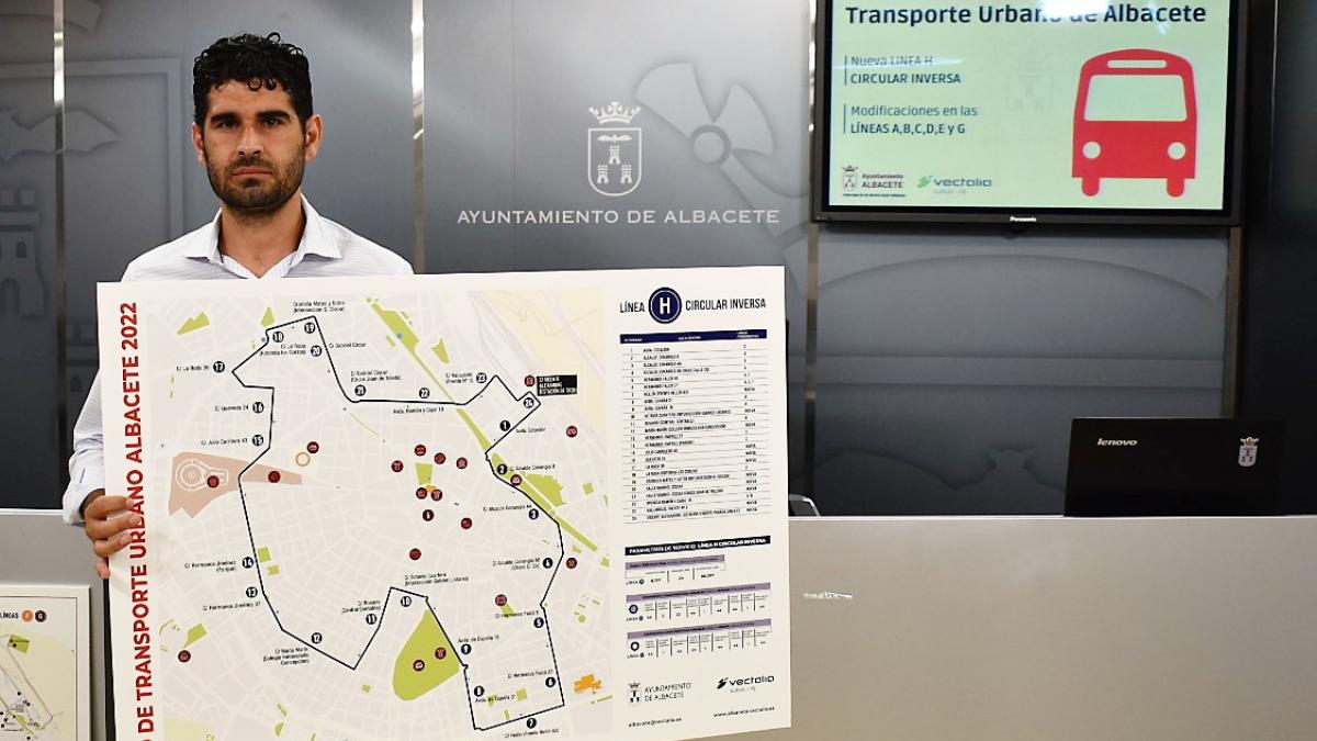 El concejal de Movilidad Urbana, José González / Foto: Ayto Albacete