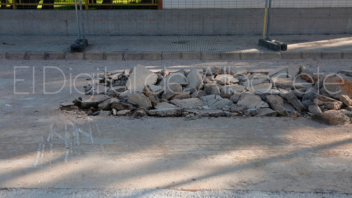 Obras en una travesía de Albacete / Imagen de archivo