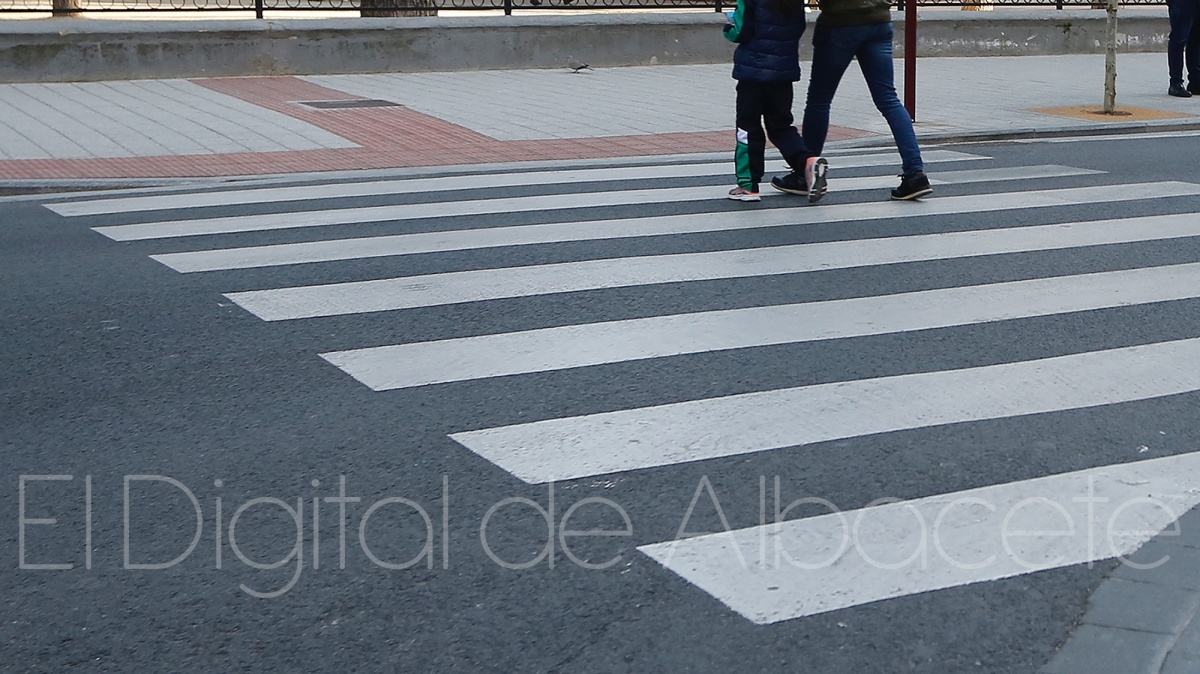 Paso de peatones en Albacete / Imagen de archivo
