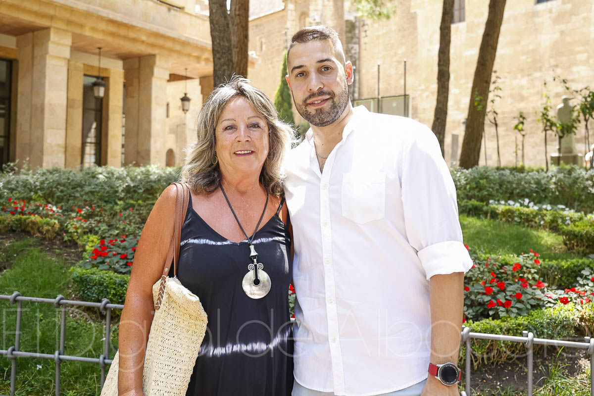 Jesús Javier Castillo y Mari Luz Donate, una de las parejas de manchego / Fotos: Ángel Chacón