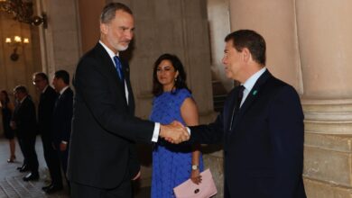 El Rey Felipe VI y García-Page, presidente de Castilla-La Mancha