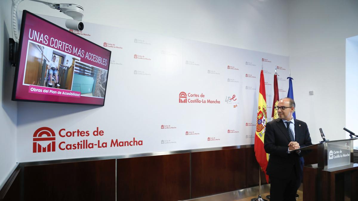 El presidente de las Cortes de Castilla-La Mancha, Pablo Bellido / Foto: Cortes CLM