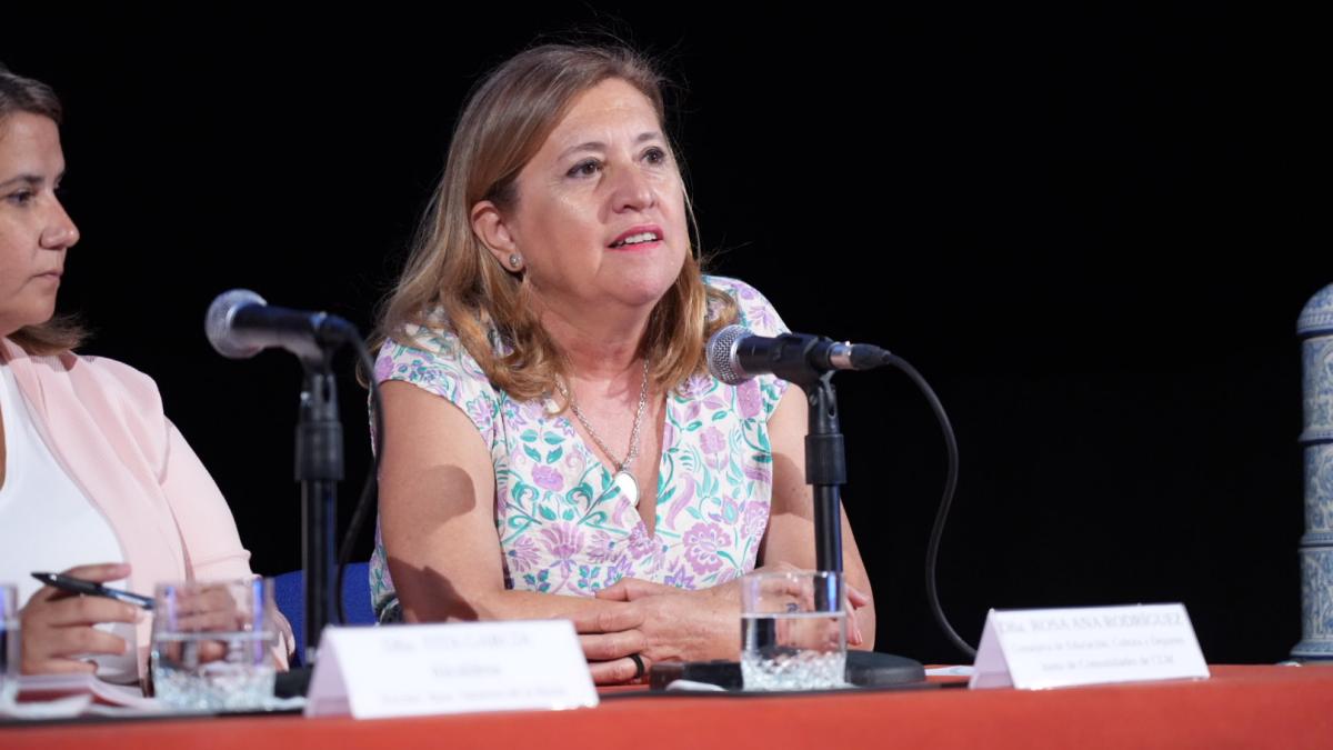 La consejera de Educación, Cultura y Deportes, Rosa Ana Rodríguez / Foto: JCCM