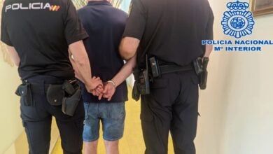 Detenido - Policía Nacional - Albacete - Foto de archivo