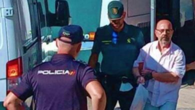 El acusado llegando al juicio - Se entregó en Albacete