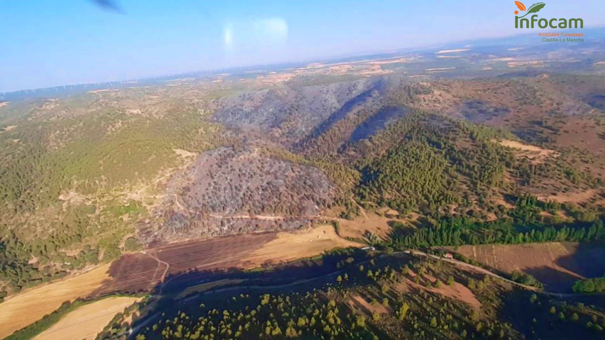 Incendio Casa de Lázaro (Albacete)