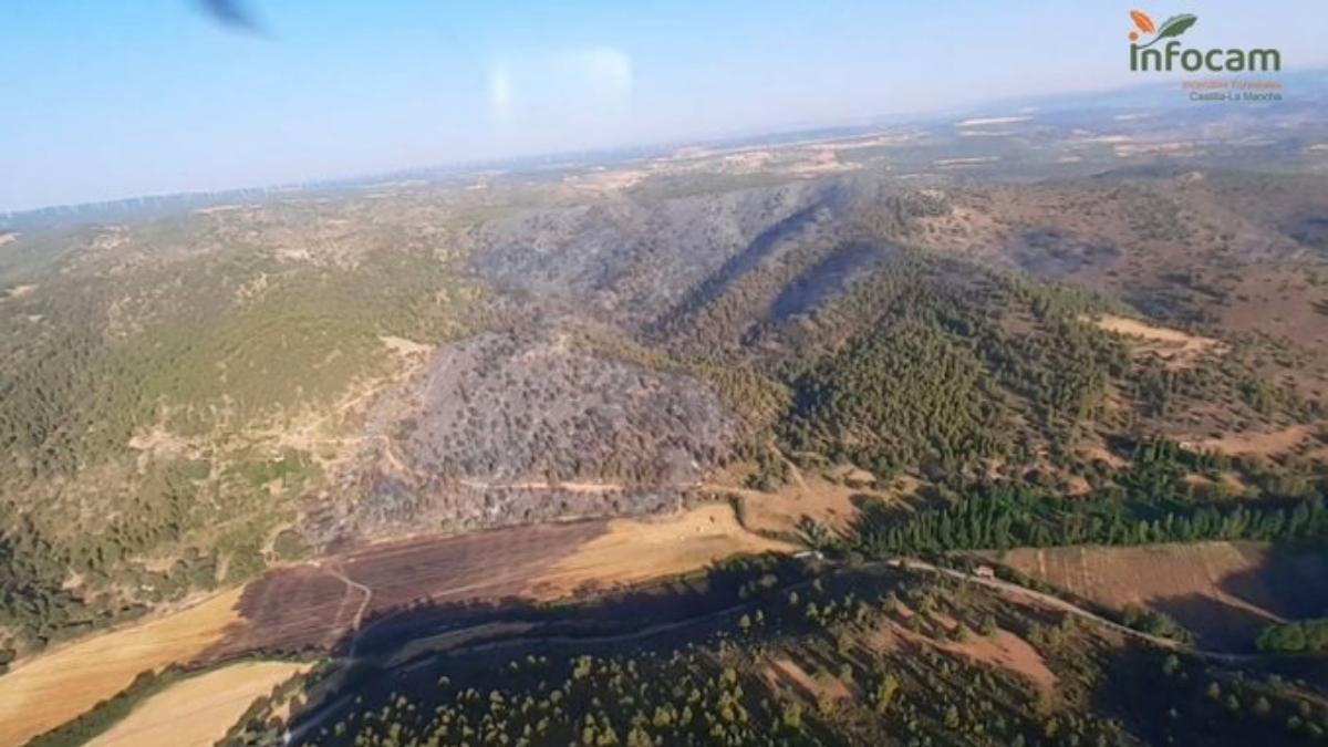 Incendio de Casas de Lázaro / PLAN INFOCAM